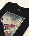 Samurai Violin Music Lover Ukiyo-e Unisex Long Sleeve Tee