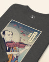 Samurai Violin Music Lover Ukiyo-e Unisex Long Sleeve Tee