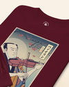Samurai Violin Music Lover Ukiyo-e Unisex Long Sleeve Tee