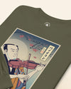 Samurai Violin Music Lover Ukiyo-e Unisex Long Sleeve Tee