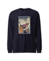 Samurai Violin Music Lover Ukiyo-e Unisex Long Sleeve Tee