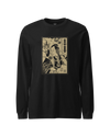 Samurai Voice Actor Japanese Ukiyo-e Unisex Long Sleeve Tee