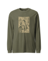 Samurai Voice Actor Japanese Ukiyo-e Unisex Long Sleeve Tee