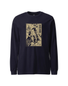 Samurai Voice Actor Japanese Ukiyo-e Unisex Long Sleeve Tee