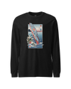 Samurai Windsurfing Extreme Sport Ukiyo-e Unisex Long Sleeve Tee