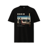 Samurai Air Traffic Controller Ukiyo-e Organic T-shirt Black - Samurai Original
