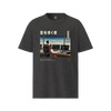 Samurai Air Traffic Controller Ukiyo-e Organic T-shirt Dark Heather Grey - Samurai Original
