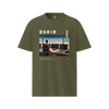 Samurai Air Traffic Controller Ukiyo-e Organic T-shirt Khaki - Samurai Original