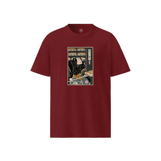 Samurai Baker Ukiyo-e Unisex organic t-shirt