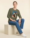Samurai & Beard Japanese Ukiyo-e Unisex Long Sleeve Tee - Samurai Original