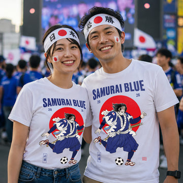 Samurai Blue 2026 Football Ukiyo-e Unisex T-shirt - Samurai Original