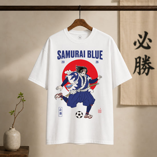Samurai Blue 2026 Football Ukiyo-e Classic T-shirt - Samurai Original