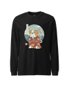 Samurai Bulldog Best Friend Ukiyo-e Funny Unisex Long Sleeve Tee