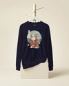 Samurai Bulldog Best Friend Ukiyo-e Funny Unisex Long Sleeve Tee