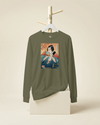 Samurai & Burger Fast Food Japanese Ukiyo-e Unisex Long Sleeve Tee