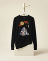 Samurai & Cat Japanese Ukiyo-e Unisex Long Sleeve Tee 2