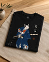 Samurai Cat Japanese Tattoo Organic T-Shirt - Samurai Original