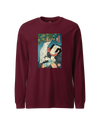 Samurai & Cockatoo Ukiyo-e Unisex Long Sleeve Tee