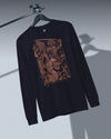 Samurai & Dragon Warrior Ukiyo-e Unisex Long Sleeve Tee - Samurai Original