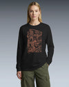 Samurai & Dragon Warrior Ukiyo-e Unisex Long Sleeve Tee - Samurai Original