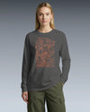 Samurai & Dragon Warrior Ukiyo-e Unisex Long Sleeve Tee - Samurai Original