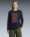Samurai & Dragon Warrior Ukiyo-e Unisex Long Sleeve Tee - Samurai Original