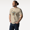 Samurai Frog Acoustic Guitar Organic T-Shirt - Samurai Original