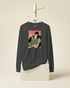 Samurai & Pizza Fast Food Japanese Ukiyo-e Unisex Long Sleeve Tee