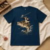 Samurai Riding a Largemouth Bass Organic T-shirt