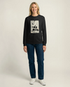 Samurai and Cat Ukiyo-e Unisex Long Sleeve Tee No.3