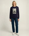 Samurai and Cat Ukiyo-e Unisex Long Sleeve Tee No.3