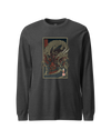 Samurai vs Dragon Warrior Ukiyo-e Unisex Long Sleeve Tee
