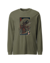 Samurai vs Dragon Warrior Ukiyo-e Unisex Long Sleeve Tee