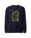 Samurai vs Dragon Warrior Ukiyo-e Unisex Long Sleeve Tee