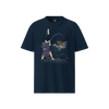 Samurai vs Sea Monste Japanese Ukiyo-e Unisex Organic T-shirt