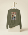 Samurai vs Virus Demon Ukiyo-e Unisex Long Sleeve Tee