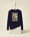 Samurai vs Virus Demon Ukiyo-e Unisex Long Sleeve Tee