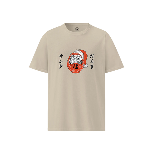 Santa Daruma Japanese Ukiyo-e Unisex organic t-shirt