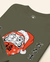 Santa Daruma Japanese Ukiyo-e Unisex Long Sleeve Tee - Samurai Original