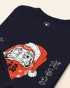 Santa Daruma Japanese Ukiyo-e Unisex Long Sleeve Tee - Samurai Original