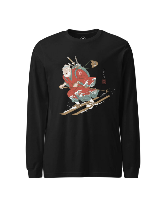 Santa Samurai Ski Edition Unisex Long Sleeve Tee