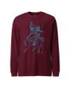 Sasaki Takatsuna Samurai vs Horse Ukiyo-e Unisex Long Sleeve Tee