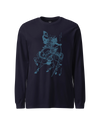 Sasaki Takatsuna Samurai vs Horse Ukiyo-e Unisex Long Sleeve Tee