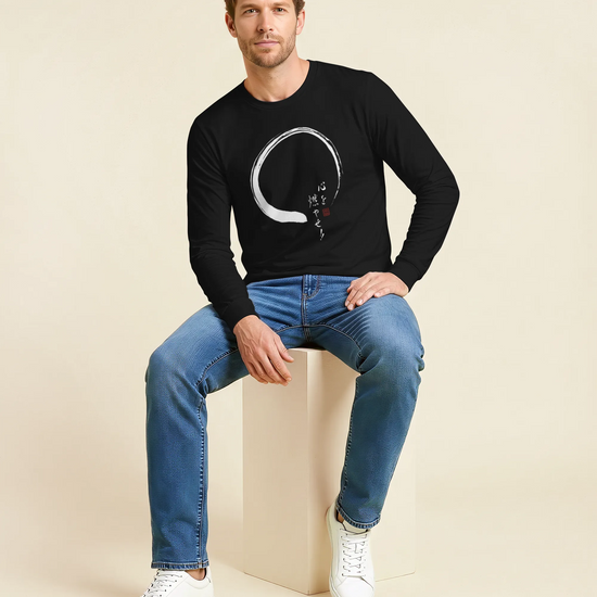 Set Your Heart Ablaze Unisex Long Sleeve Tee - Samurai Original