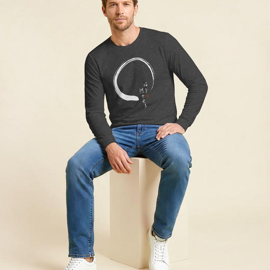 Set Your Heart Ablaze Unisex Long Sleeve Tee - Samurai Original