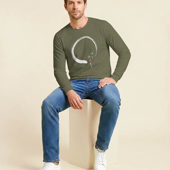 Set Your Heart Ablaze Unisex Long Sleeve Tee - Samurai Original