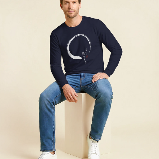 Set Your Heart Ablaze Unisex Long Sleeve Tee - Samurai Original