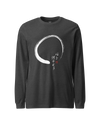 Set Your Heart Ablaze Unisex Long Sleeve Tee Dark Grey Heather - Samurai Original
