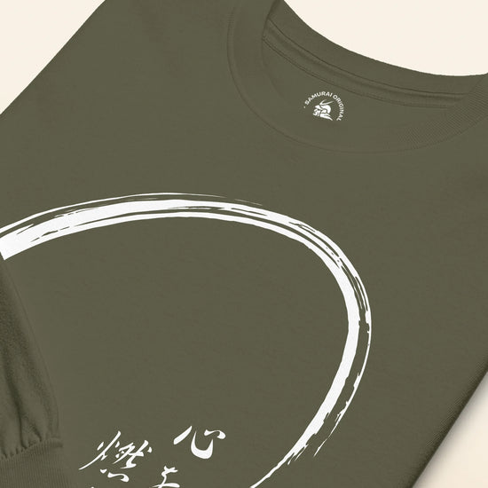 Set Your Heart Ablaze Unisex Long Sleeve Tee - Samurai Original