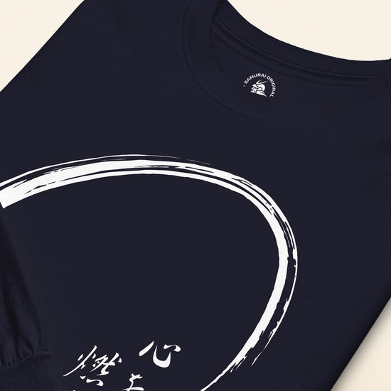 Set Your Heart Ablaze Unisex Long Sleeve Tee - Samurai Original